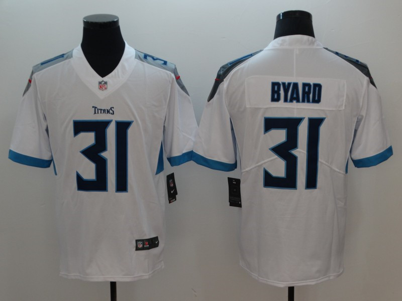 Men's Tennessee Titans #31 Kevin Byard Nike White Vapor Untouchable Limited Jersey