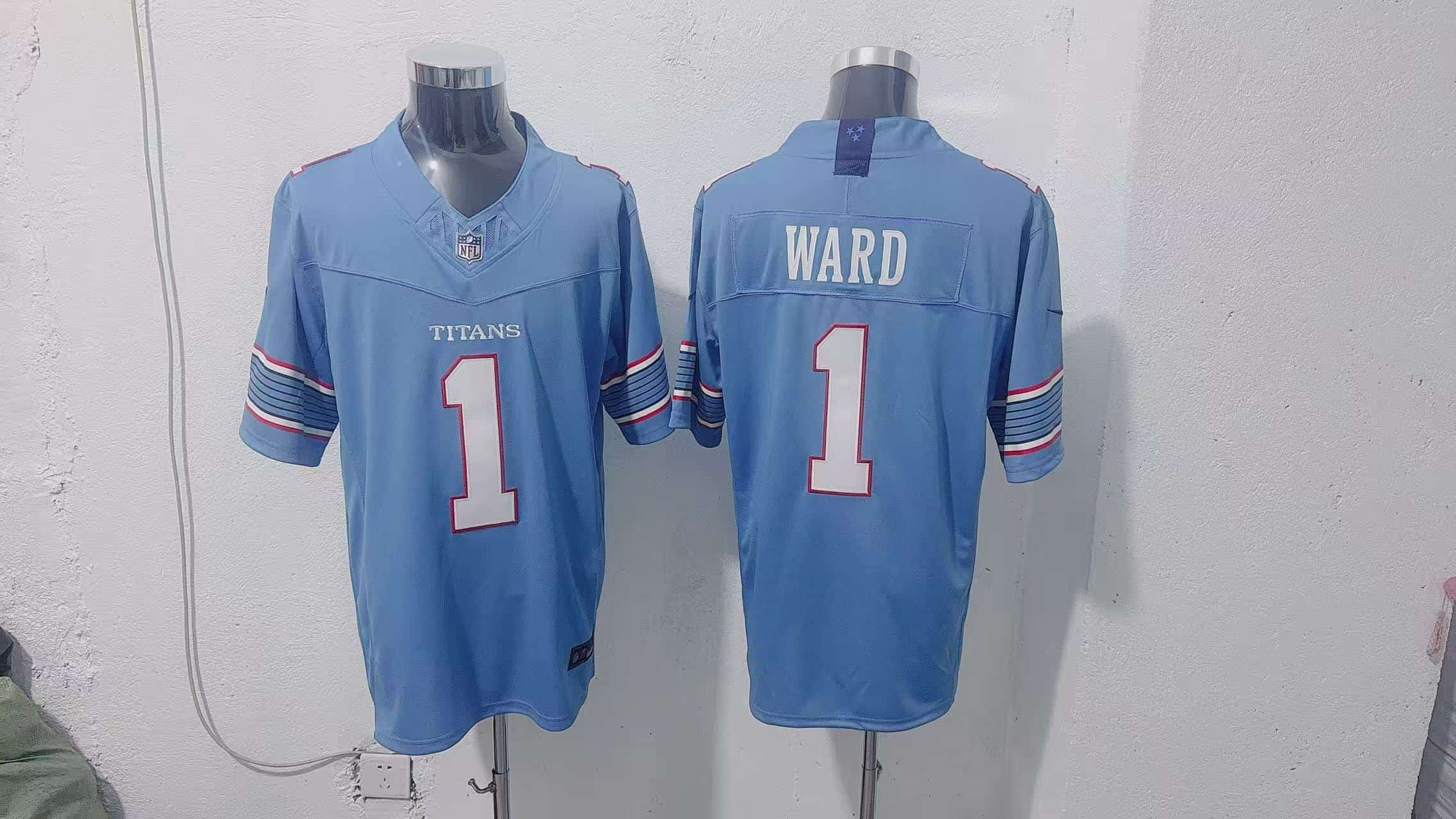Men's Tennessee Titans 2026 Vapor Limited Jersey -  All Stitched Cam Ward 1