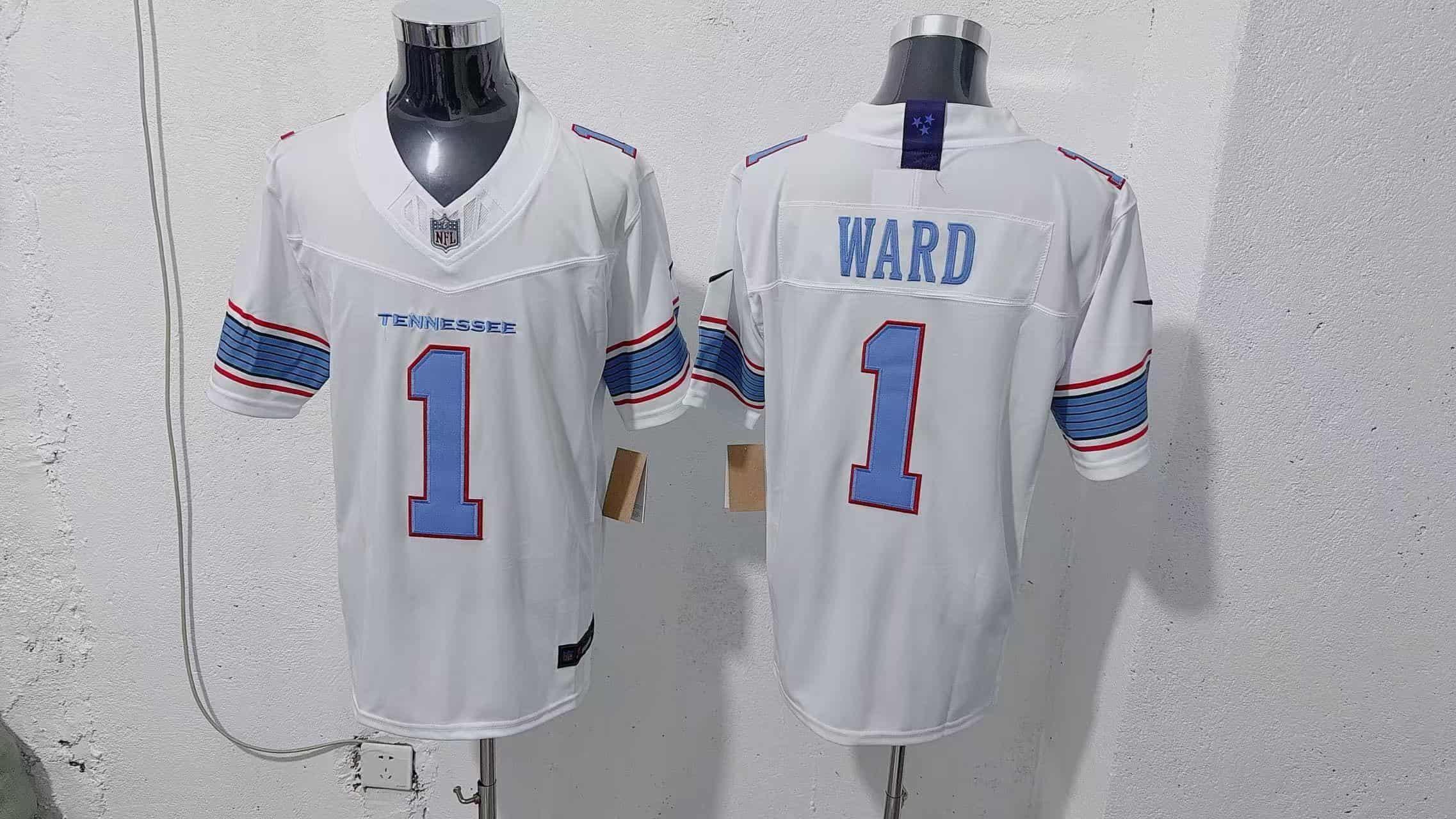 Men's Tennessee Titans 2026 Vapor Limited Jersey - All Stitched Cam Ward 1