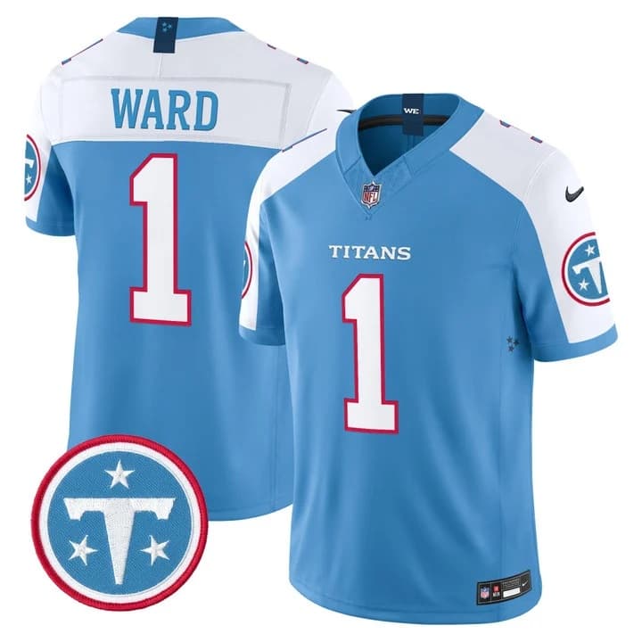 Men's Tennessee Titans 2026 Vapor Limited Jersey - All Stitched Cam Ward 1
