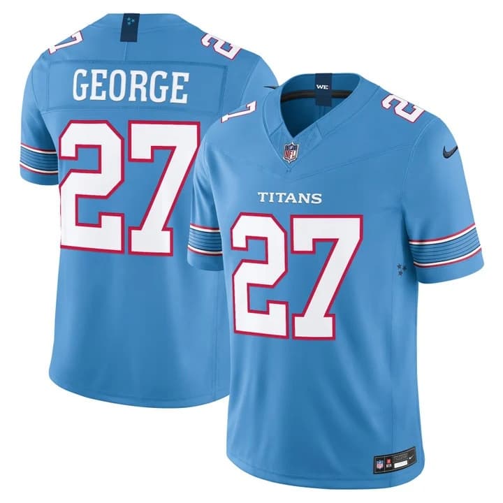 Men's Tennessee Titans 2026 Vapor Limited Jersey - All Stitched Eddie George  27