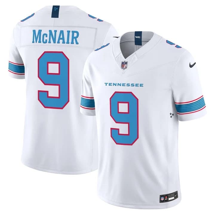 Men's Tennessee Titans 2026 Vapor Limited Jersey - All Stitched Steve  Mcnair  9