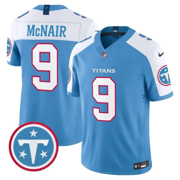 Men's Tennessee Titans 2026 Vapor Limited Jersey - All Stitched Steve Mcnair        9