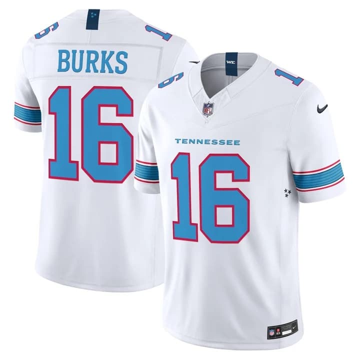 Men's Tennessee Titans 2026 Vapor Limited Jersey - All Stitched Treylon Burks16