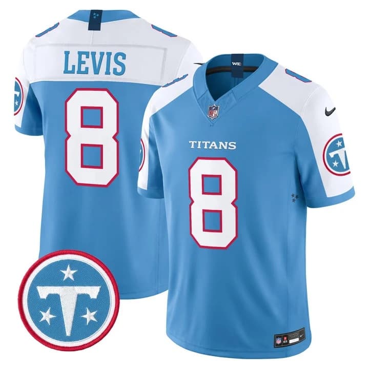 Men's Tennessee Titans 2026 Vapor Limited Jersey - All Stitched Will Levis  8