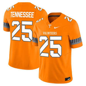 Men's Tennessee Volunteers 2025 'Smokey Grey Series' Vapor Limited Jersey V2 - All Stitched #25  Tennessee
