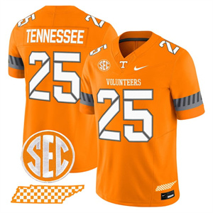 Men's Tennessee Volunteers 2025 'Smokey Grey Series' Vapor Limited Jersey V2 - All Stitched #25 Tennessee