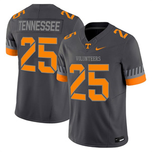 Men's Tennessee Volunteers 2025 'Smokey Grey Series' Vapor Limited Jersey V2 - All Stitched #25 Tennessee
