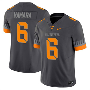 Men's Tennessee Volunteers 2025 'Smokey Grey Series' Vapor Limited Jersey V2 - All Stitched Alvin Kamara