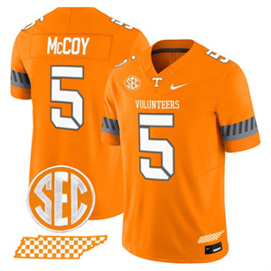 Men's Tennessee Volunteers 2025 'Smokey Grey Series' Vapor Limited Jersey V2 - All Stitched Bru McCoy #5