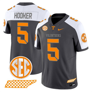 Men's Tennessee Volunteers 2025 'Smokey Grey Series' Vapor Limited Jersey V2 - All Stitched Hendon Hooker       5