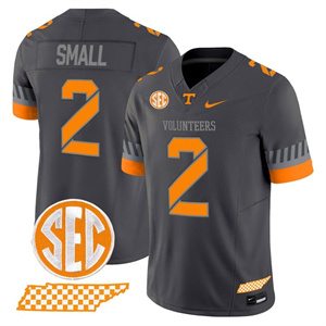 Men's Tennessee Volunteers 2025 'Smokey Grey Series' Vapor Limited Jersey V2 - All Stitched Jabari Small#2