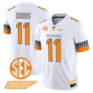 Men's Tennessee Volunteers 2025 'Smokey Grey Series' Vapor Limited Jersey V2 - All Stitched Joshua Dobbs #  11