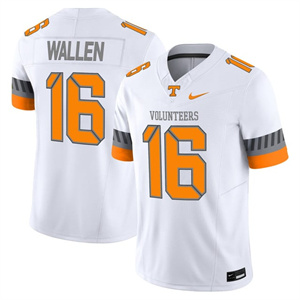 Men's Tennessee Volunteers 2025 'Smokey Grey Series' Vapor Limited Jersey V2 - All Stitched Morgan Wallen   16