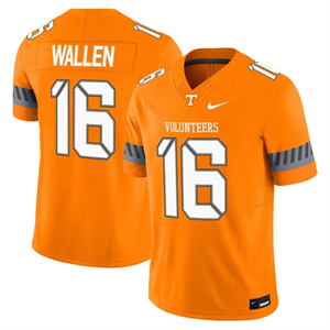 Men's Tennessee Volunteers 2025 'Smokey Grey Series' Vapor Limited Jersey V2 - All Stitched Morgan Wallen  16