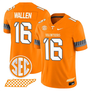 Men's Tennessee Volunteers 2025 'Smokey Grey Series' Vapor Limited Jersey V2 - All Stitched Morgan Wallen #16