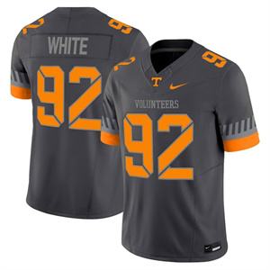 Men's Tennessee Volunteers 2025 'Smokey Grey Series' Vapor Limited Jersey V2 - All Stitched Reggie White