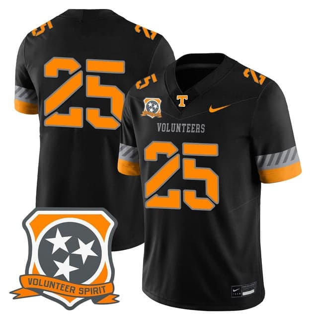 Men's Tennessee Volunteers 2025 Spirit Jersey - All Stitched 25