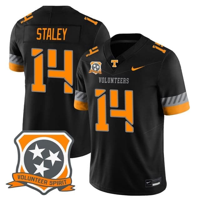 Men's Tennessee Volunteers 2025 Spirit Jersey - All Stitched Braylon Staley -    14