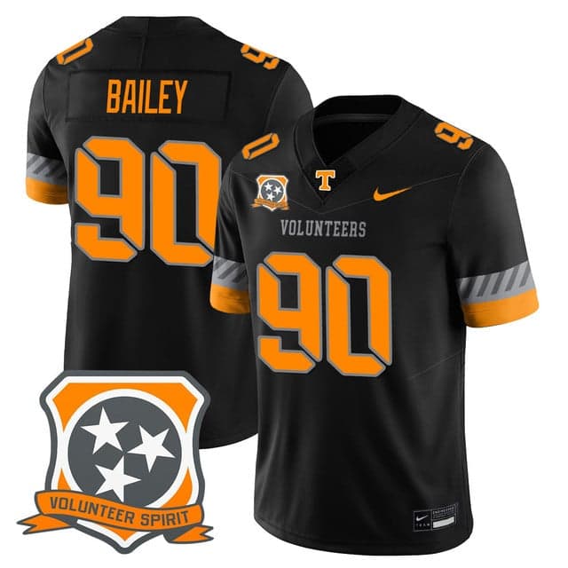 Men's Tennessee Volunteers 2025 Spirit Jersey - All Stitched Dominic Bailey -   90