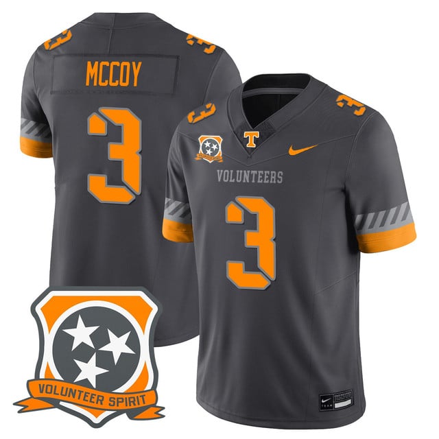 Men's Tennessee Volunteers 2025 Spirit Jersey - All Stitched Jermod McCoy - 3