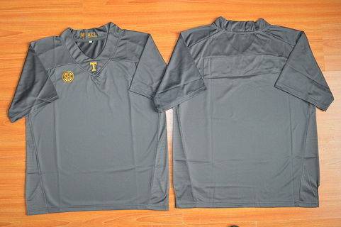 Men's Tennessee Volunteers Blank Gray 2015 College Football Nike Jersey