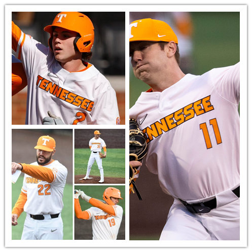 Men's Tennessee Volunteers Custom Diamonds Nike White Pullover College Baseball Jersey 
