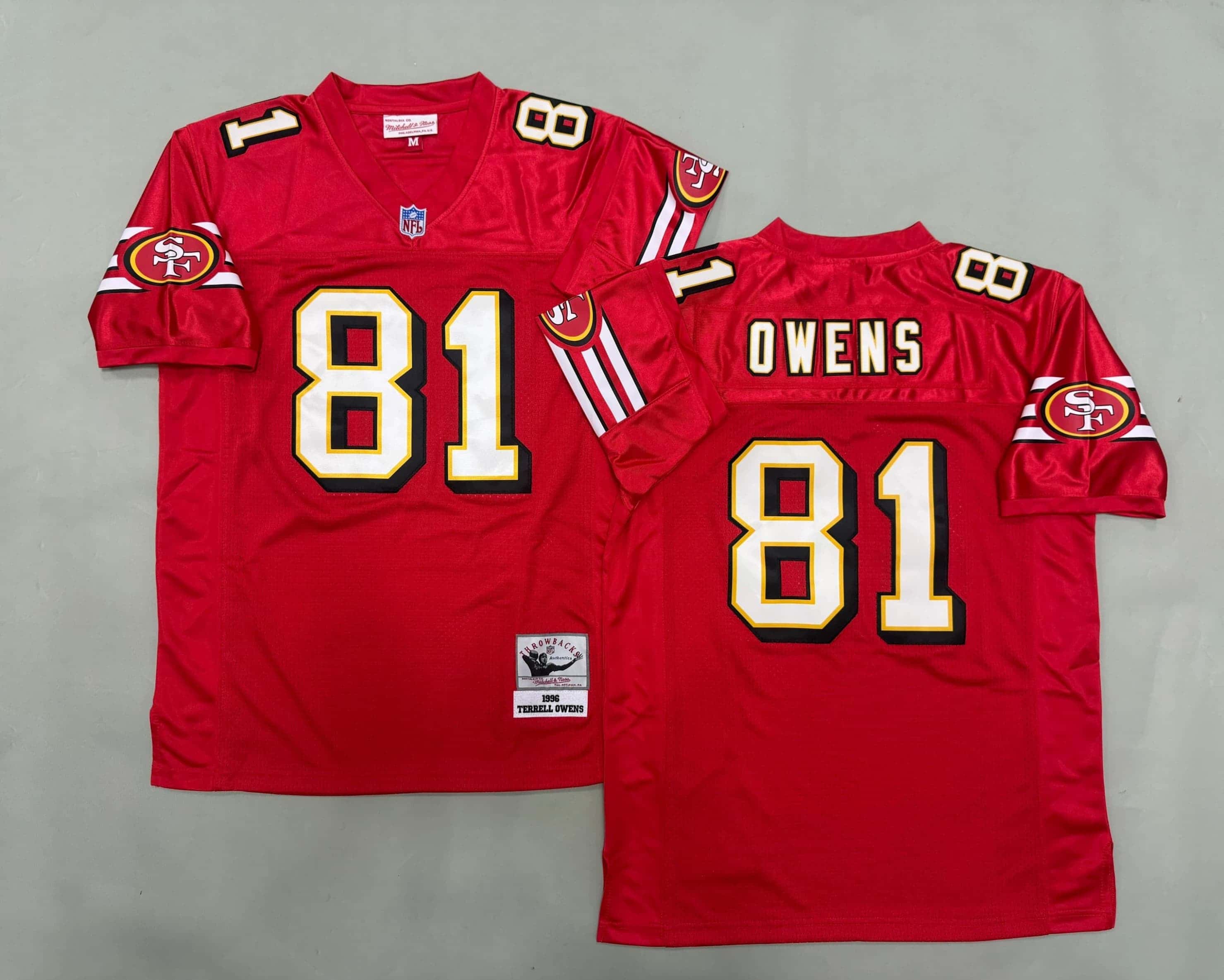 Men's Terrell Owens White San Francisco  49ers