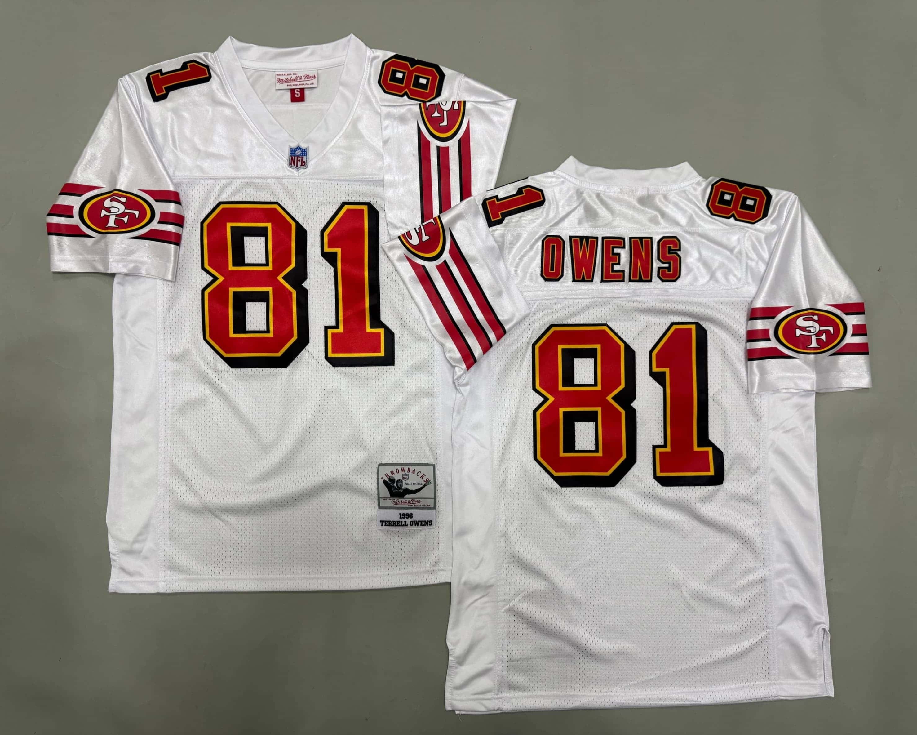 Men's Terrell Owens White San Francisco 49ers