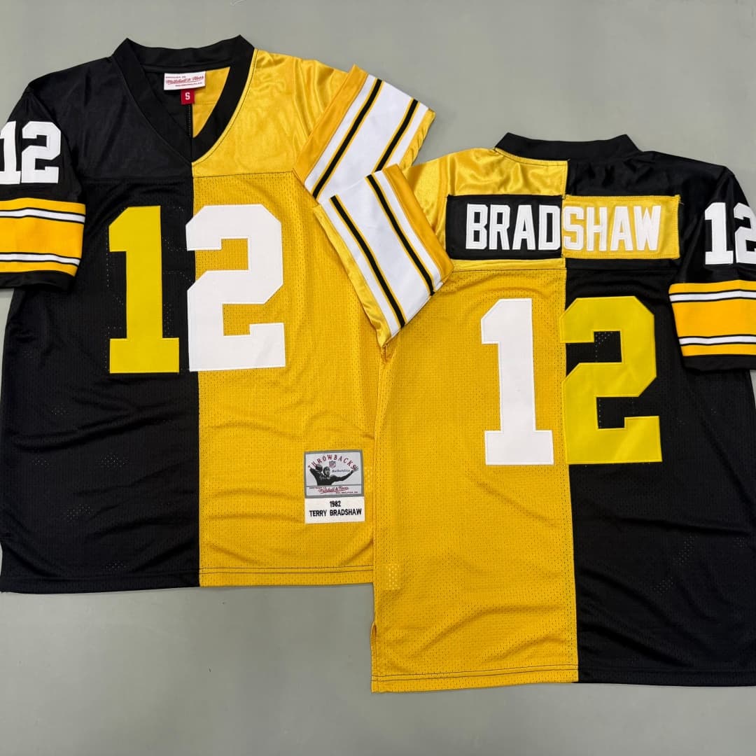 Men's Terry Bradshaw Black   Pittsburgh    Steelers