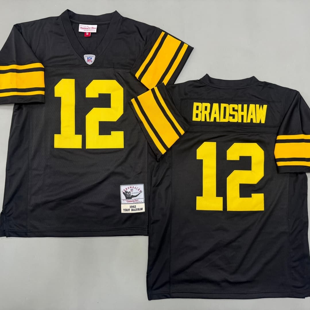 Men's Terry Bradshaw Black   Pittsburgh   Steelers