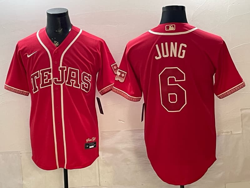 Men's Texas Rangers 2026 City Connect Vapor Premier Limited Jersey - All Stitched 6 jung