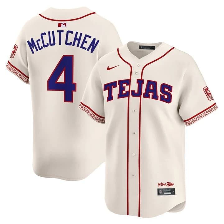 Men's Texas Rangers 2026 City Connect Vapor Premier Limited Jersey - All Stitched Brandon Nimmo 4