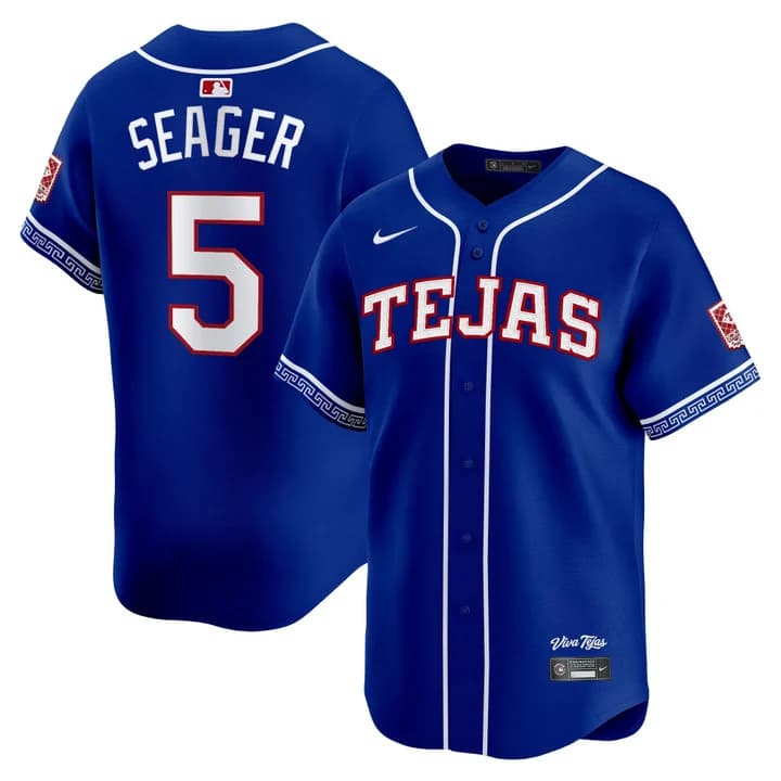Men's Texas Rangers 2026 City Connect Vapor Premier Limited Jersey - All Stitched Corey Seager #5