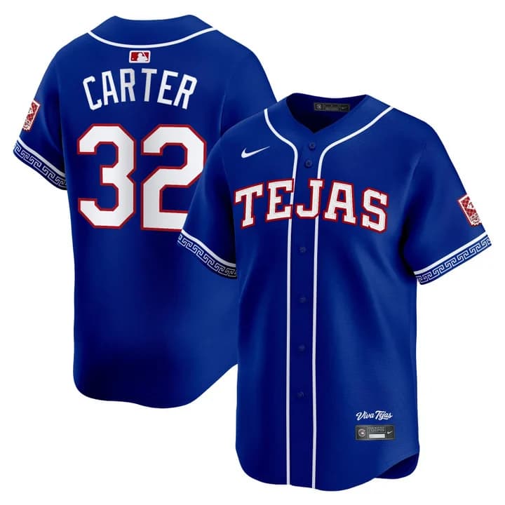 Men's Texas Rangers 2026 City Connect Vapor Premier Limited Jersey - All Stitched Evan Carter #32