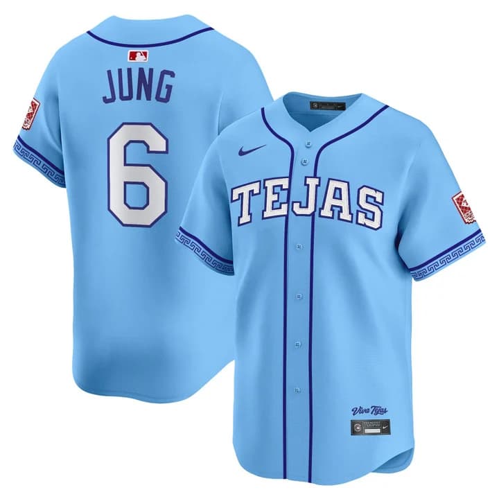 Men's Texas Rangers 2026 City Connect Vapor Premier Limited Jersey - All Stitched Josh Jung    6