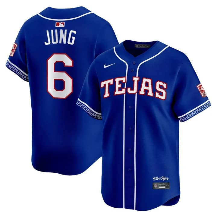 Men's Texas Rangers 2026 City Connect Vapor Premier Limited Jersey - All Stitched Josh Jung #6