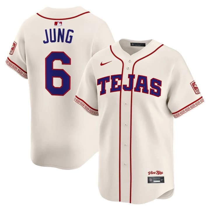 Men's Texas Rangers 2026 City Connect Vapor Premier Limited Jersey - All Stitched Josh Jung6