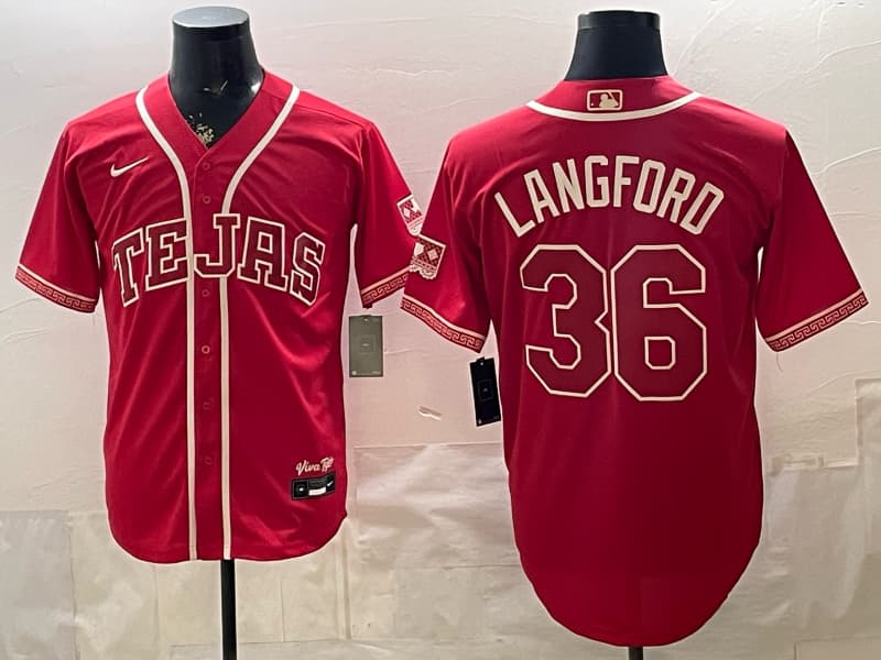Men's Texas Rangers 2026 City Connect Vapor Premier Limited Jersey - All Stitched Wyatt Langford