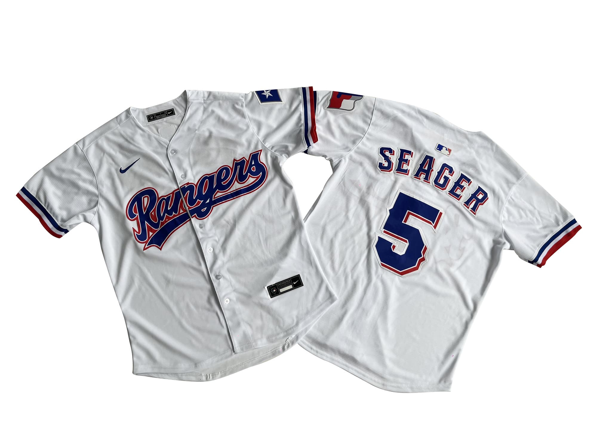 Men's Texas Rangers Corey Seager Nike White Home Limited Player Jersey