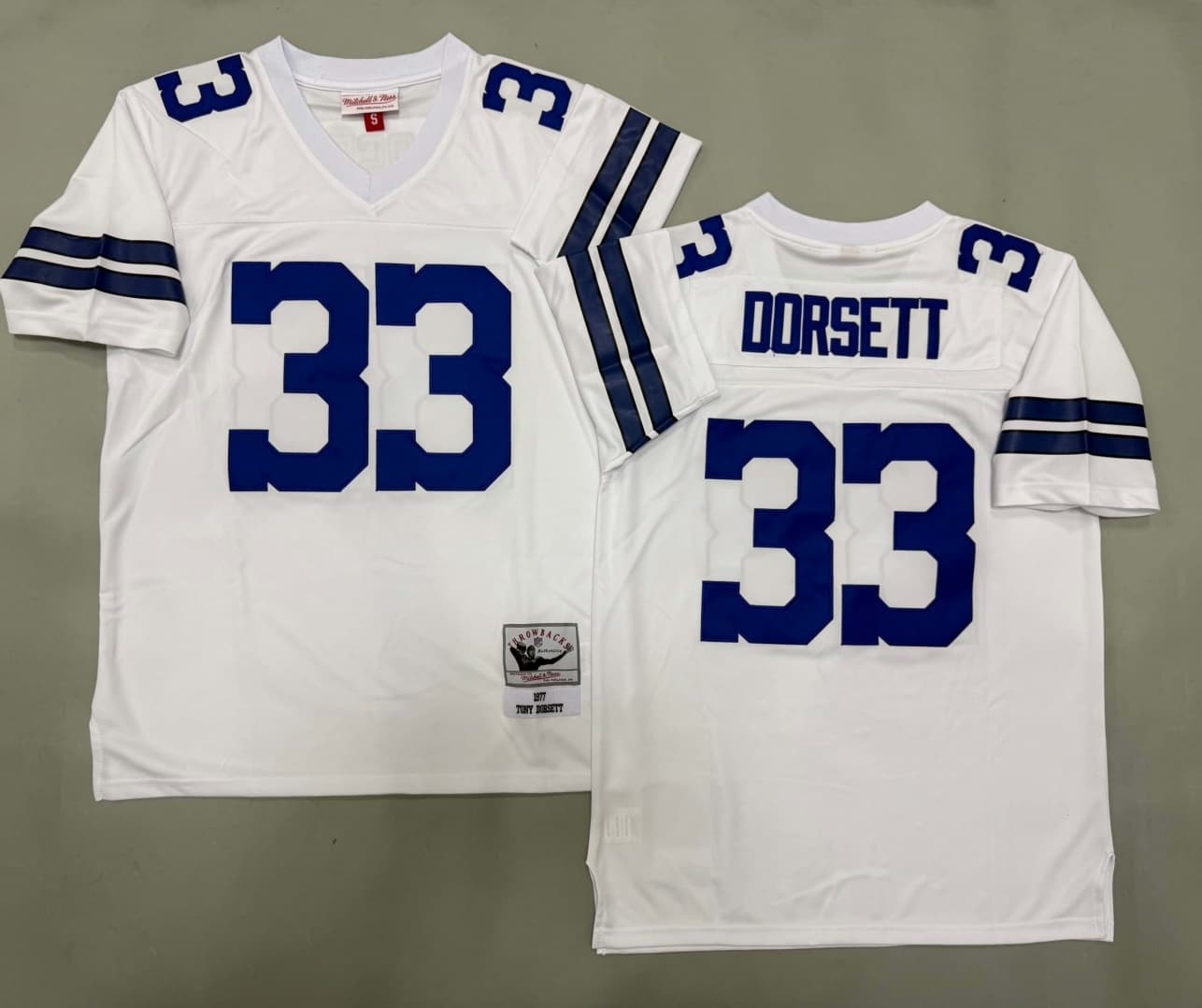 Men's Throwback Jerseys  - Dallas Cowboys 33 Tony Dorsett