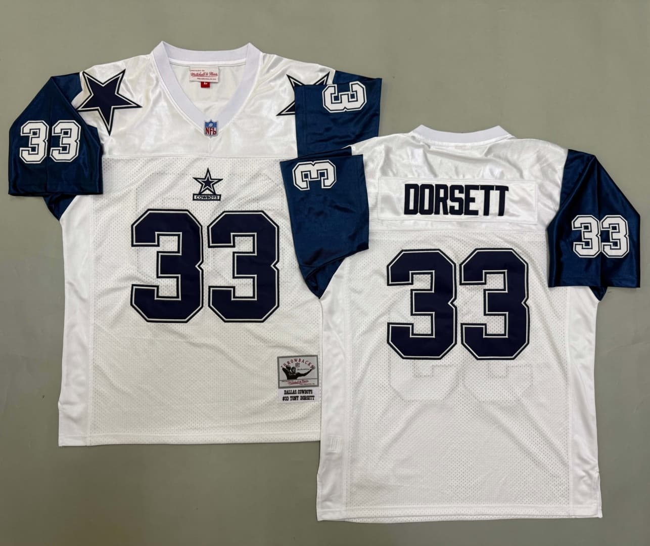 Men's Throwback Jerseys - Dallas Cowboys 33 Tony   Dorsett