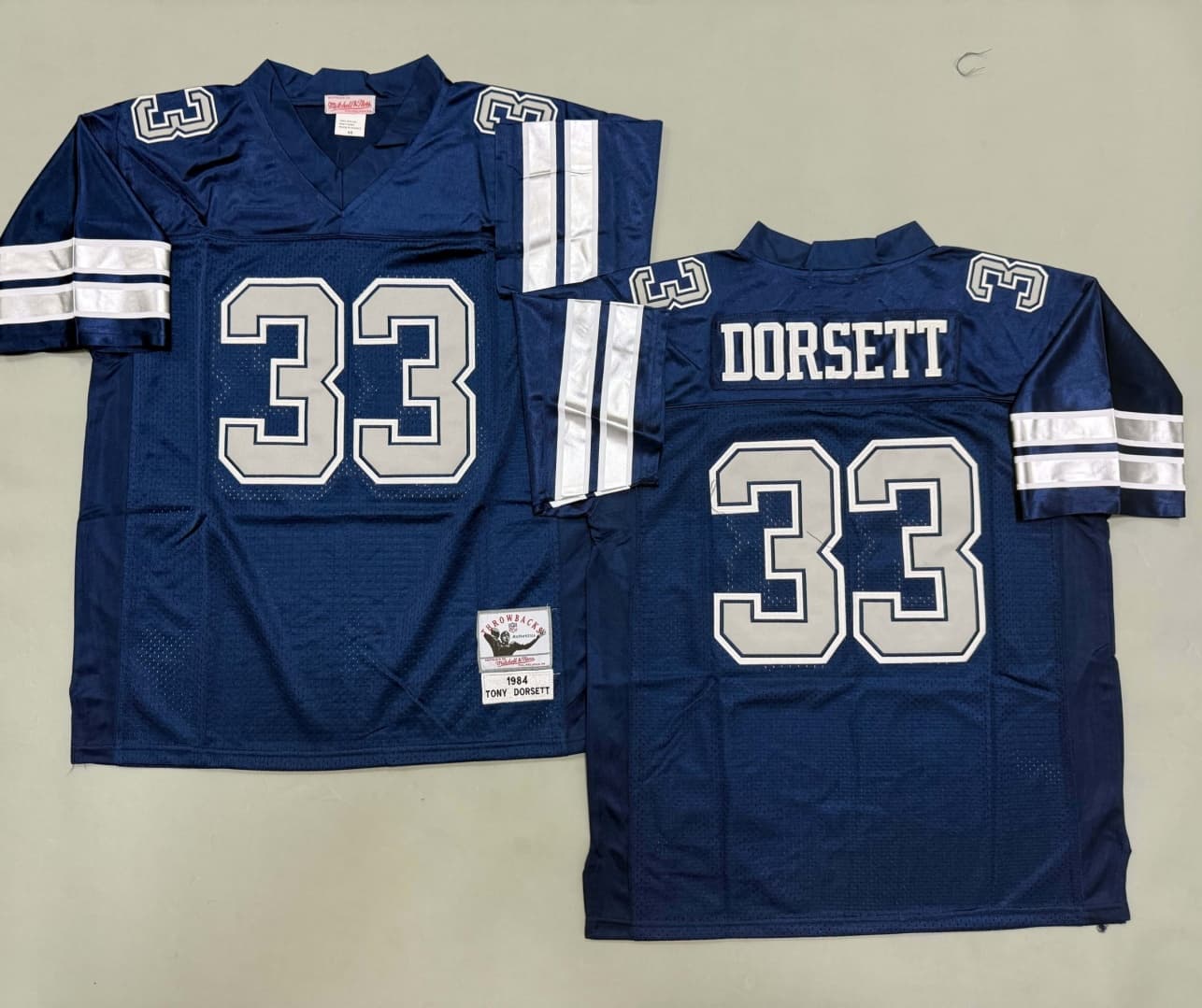 Men's Throwback Jerseys - Dallas Cowboys 33 Tony  Dorsett