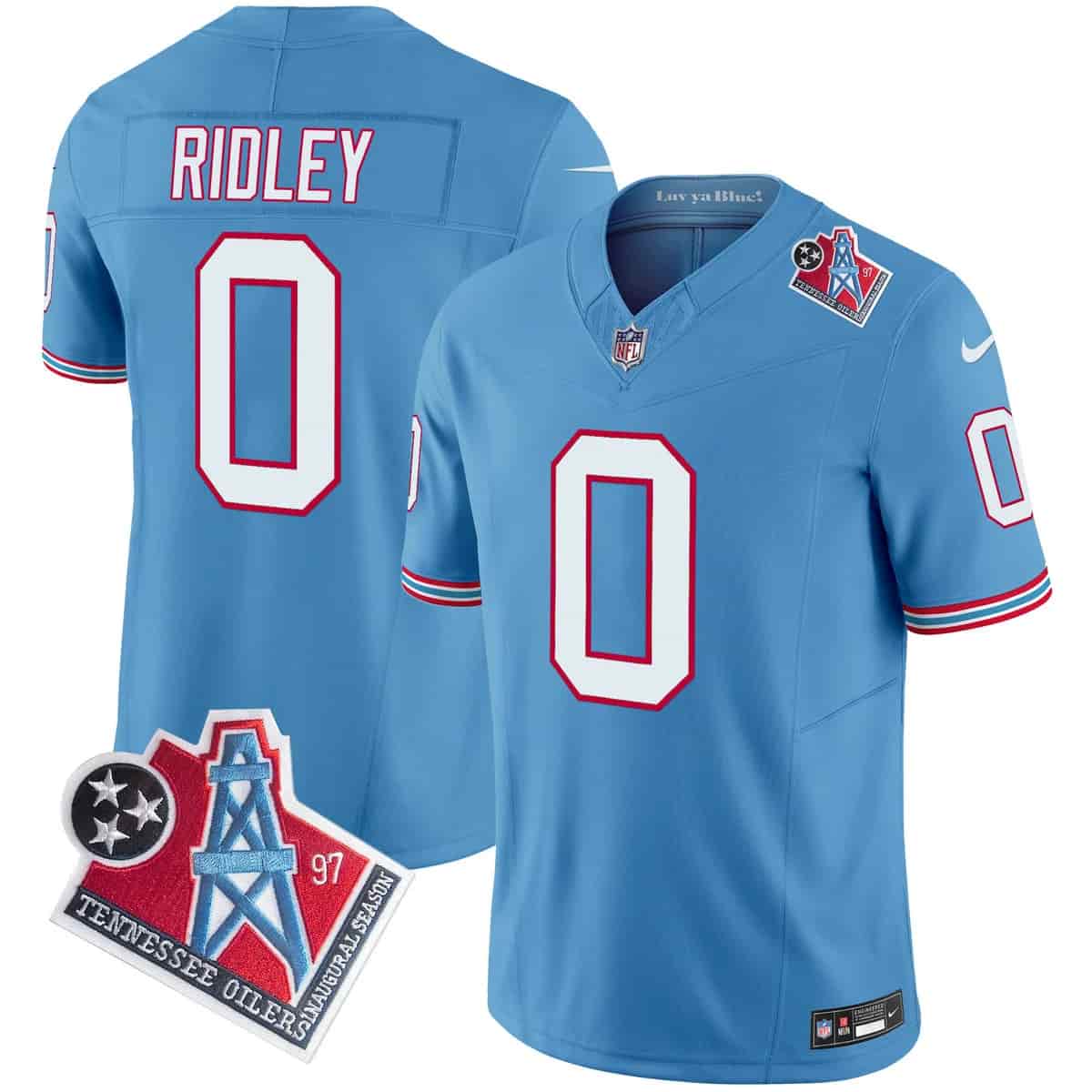 Men's Titans 1997 Throwback Vapor Limited Jersey - All Stitched Calvin Ridley 0