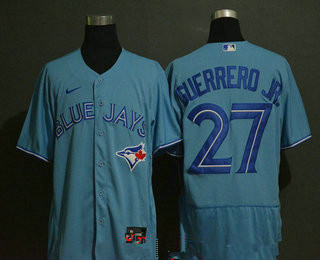 Men's Toronto Blue Jays #27 Vladimir Guerrero Jr. Blue Stitched MLB Flex Base Nike Jerse