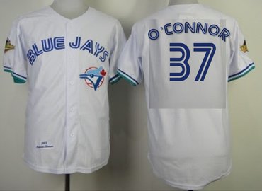 Men's Toronto Blue Jays #37 O'Connor  Royal White 1993 Throwback Cooperstown Collection Stitched MLB Mitchell & Ness Jersey.png
