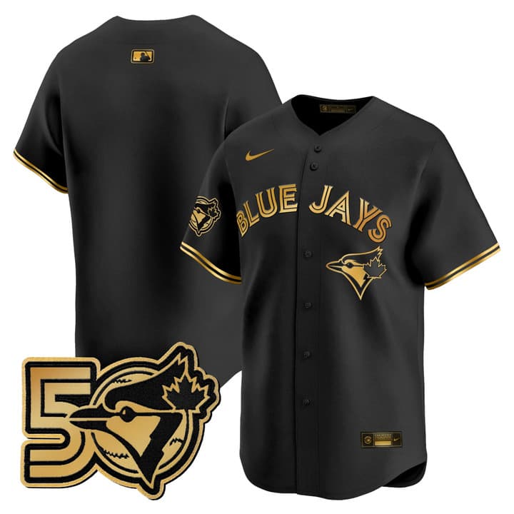 Men's Toronto Blue Jays 50 Seasons  Patch Vapor Premier Limited  Jersey - All Stitched