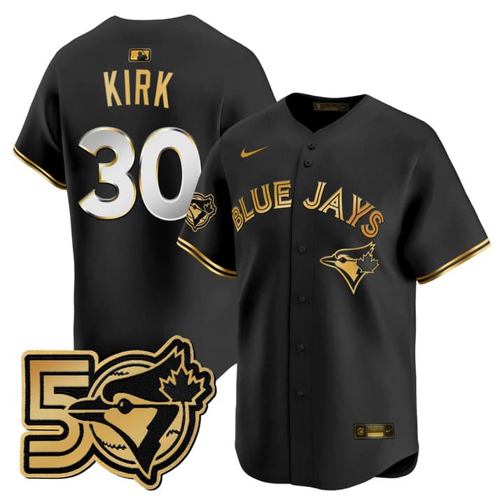 Men's Toronto Blue Jays 50 Seasons Patch Vapor Premier Limited  Jersey - All Stitched Alejandro   Kirk #30