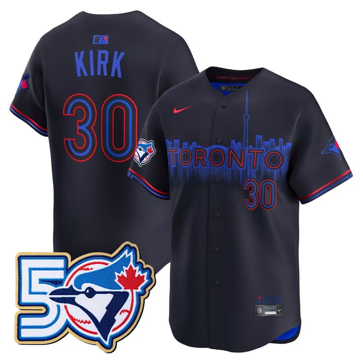 Men's Toronto Blue Jays 50 Seasons Patch Vapor Premier Limited  Jersey - All Stitched Alejandro  Kirk #30