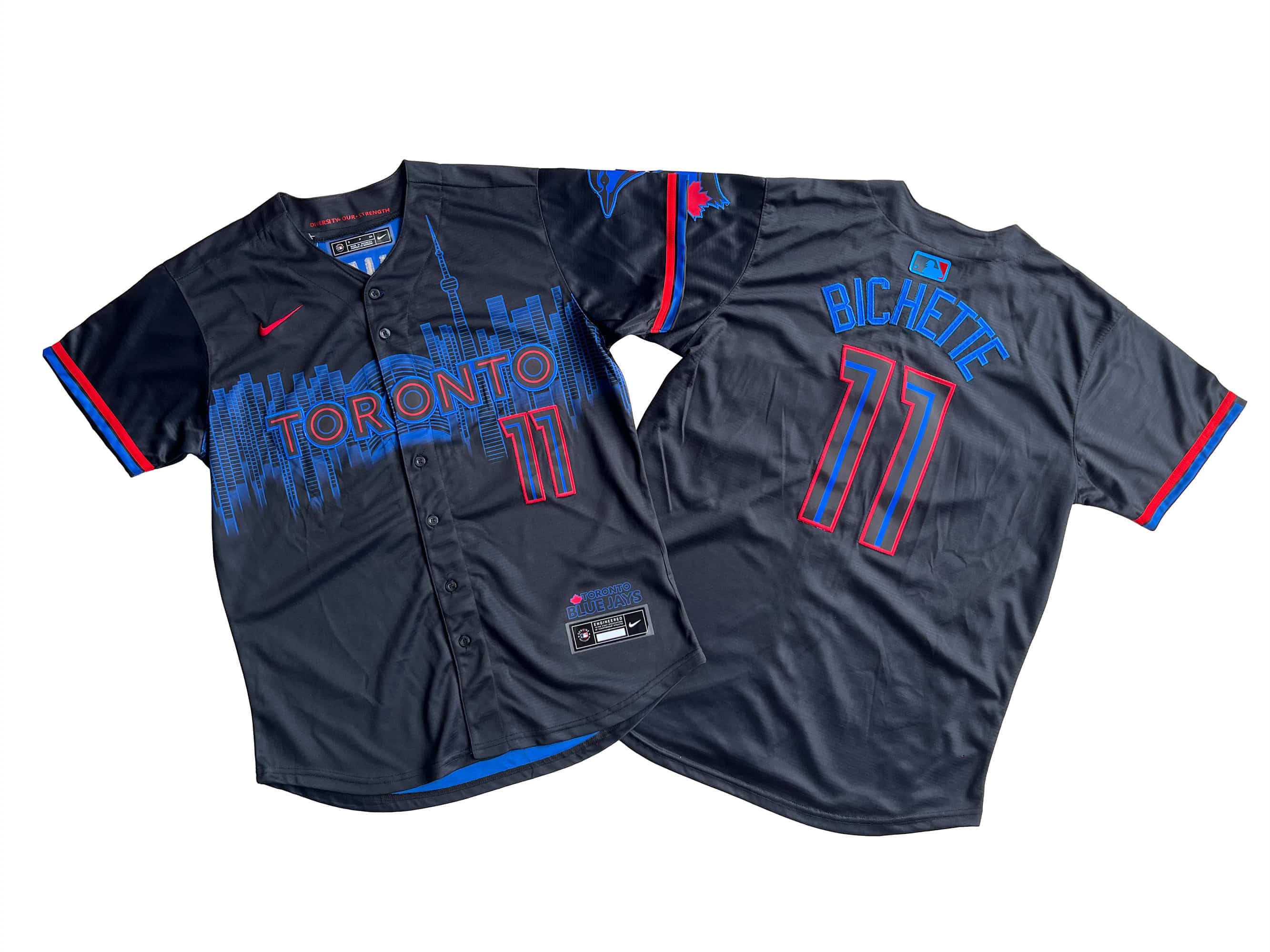 Men's Toronto Blue Jays Bo Bichette Nike Black 2024 City Connect Limited Player Jersey
